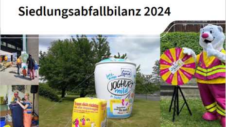 Deckblatt der Siedlungsabfallbilanz 2024