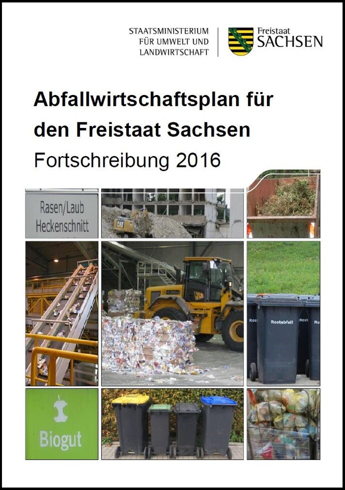 Titelseite des Abfallwirtschaftsplanes