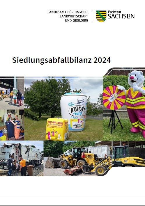 Titelblatt der Siedlungsabfallbilanz 2024